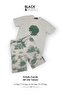 Boy's Summer Top and Bottom Set Green Shorts T-shirt Torent