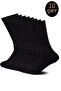 Unisex Bamboo Seamless Socks Black Color 10 Pairs
