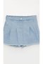 Baby Girl Jean Shorts Skirt with Elastic Waist