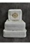 Rumeli Gold Embroidered Dowry on Cream 3-Piece Bag Set, Wedding Engagement, Promise, Bundle, Bride, Groom, Bag - 5