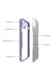 Apple iPhone 11 Pro Max Case Frosted Transparent Parfait Cover with Camera Protection on the Back - 4