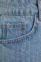 Mavi Taşlı Yüksek Bel Mini Denim Şort TWOSS23SR00191 - 7