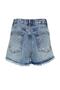 Mavi Yırtıklı Yüksek Bel Mini Denim Şort TWOSS23SR00207 - 7