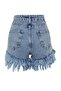 Light Blue More Sustainable Tasseled High Waist Mini Denim Shorts Twoss23Sr00164 - 12