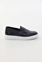 Vayne Model Double Buckle Detailed Genuine Leather Casual Shoes - 4