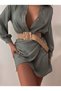Square Buckle Straw Elastic Women's Belt, Jacket Belt, Shirt Belt, Dress Belt - 2