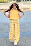 Children's Hat Set Linen Ayrobin Children's Blouse Trousers and Hat Set