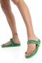Women's Stone Detailed Flip Flops 6218