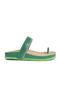 Women's Stone Detailed Flip Flops 6218 - 4