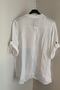 Women's Italian White Button Detailed Patch Lapel Blouse - 2