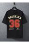 Unisex Brooklyn 36 Printed Oversize T-shirt - 3
