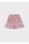 Girl's Red Skirt Striped - 2