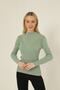 Women's Çağla Self-Collared Ribbed Knitwear Sweater - 3