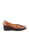 7022 Genuine Leather Orthopedic Tan Women's Daily Mother Shoes