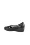 7022 Genuine Leather Orthopedic Black Women's Daily Mother Shoes - 4