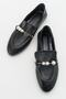 Mink Black Pearl Women's Loafer Shoes - 3