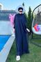Knitted Kaftan Pareo 430-t1 Black - 8