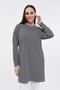 Women's Striped Crew Neck Sports Tunic - 2
