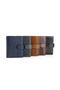 Genuine Leather Transparent Card Compartment Black Men's Wallet Card Holder - 3