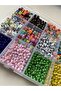 No:84 Vivid Color Figure Beads Fruit Fimo Letter Beads Sand Beads Jewelry Making Set - 2