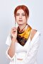 100% Silk Scarf Gustav Klimt Freya's Tears 55x55 Cm - 7