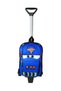 Children's Blue Kindergarten Backpack with Cars Printed Rickshaw - 3