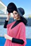 Large Size Straw Hat Black Rş-21 - 3