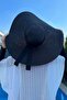 Large Size Straw Hat Black Rş-21 - 6