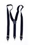 Navy Blue Herringbone Patterned Trouser Hanger - 2