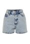 Açık Mavi Yüksek Bel City Boy Denim Şort TWOSS23SR00199 - 10