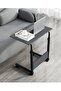 Height Adjustable Laptop Stand and Desk - Anthracite (with Wheels) Oval Edge - 60X40