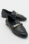 Mink Black Pearl Women's Loafer Shoes