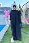 Knitted Kaftan Pareo 430-t1 Black