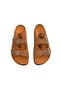 Family Size Genuine Leather Unisex Slippers - 6