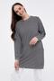 Women's Striped Crew Neck Sports Tunic - 7