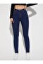 Navy Blue Skinny Leg Slim Fit Lycra Jeans Skinny Jeans - 2