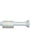 Bathroom Curtain Pipe 90cm-130 cm White Shower Curtain Hanger Shower Curtain Pipe Metal Shower Cabin Curtain