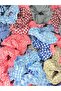 Women's 4-Piece Gingham Hair Rubber Buckle Set - 6