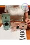 Pearl White Astronaut Stand Edge Gold Detailed Luxury Silicone Case for Huawei Y6 2019 - 2