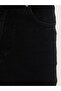 Black Slim Fit High Waist Vintage Denim Jean Pantalon - 4