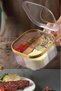 Herborn Spice 4-Compartment Spice Rack with Handle and Lid - Organizer (4 Transparent Spoons Gift) - 6