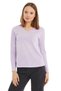 Women's Long Sleeve V-Neck Basic Cotton Knitted T-shirt - 5