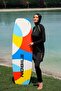 Black 3-Piece Performance Series Fully Covered Hijab Swimsuit M2234 - 2