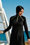 Black 3-Piece Performance Series Fully Covered Hijab Swimsuit M2234 - 6