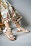 Rhea Lia Women's Sandals with Stones 0012073 White - 3