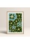 Natural Wood Framed Painting Framed Poster Artistic Modern Wall Decor (Flower119-Wood-30X40)