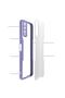 Vivo Y20S Case Frosted Transparent Parfait Cover with Camera Protection on the Back - 4