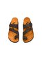 Family Size Genuine Leather Slippers
