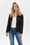 Onltahoe Black Women's Hooded Coat 15156569 - 5