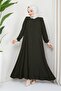 Kmk Combination Women's Summer Mevlana Model A Cut Abaya Topcoat Plus Size Range